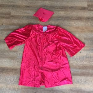 Red Graduation Ceremony Robe